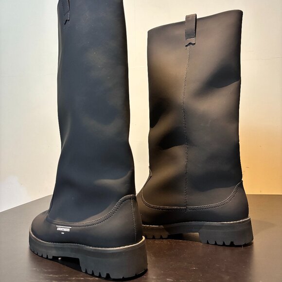 Anonymous Club Tall Rubberized Boots – Black (EU 42 / US 9) - Picture 5 of 6